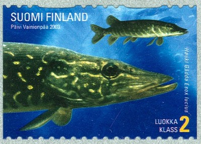 Finnland 3er-Streifen Fische 2003-4-Hecht.jpg