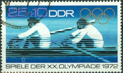 DDR 1972 Ruder Zweier Männer.jpg