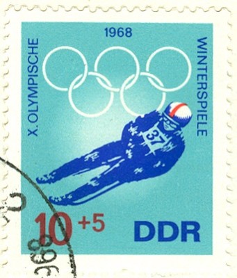 DDR 1968 MiNr. 1336 Rennrodeln Einsitzer - 1.jpg