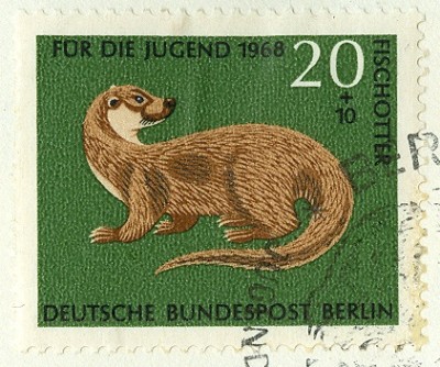 Berlin 19xx MiNr. Fischotter.jpg