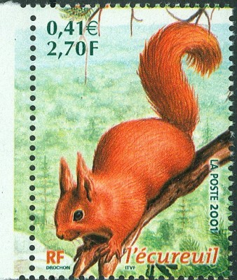 Frankreich 2001 Eichhörnchen Bogenmarke.jpg