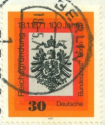 Berlin 1971 MiNr. 385, senkrechter Dreierstreifen auf OrtsEBf.jpg