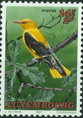 Luxemburg 1992 SingVögel, Pirol.jpg