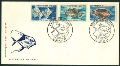 Mali 1960 Fische FDC -1.jpg