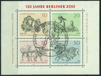 Berlin 1969 MiNr. 338-341, Block 2, 125 Jahre Berliner ZOO -2.jpg