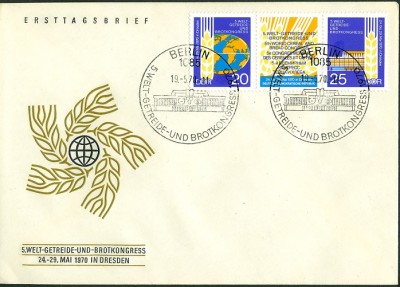 DDR 1970 MiNr. 1575-1576, Brot Getreide -FDC-1.jpg