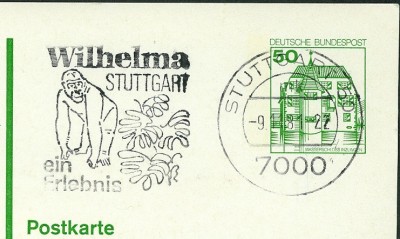 Bund 1981, Stempeleinsatz Wilhelma Stuttgart.jpg