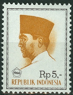 Indonesien 1966, MiNr. 533 , Freimarke 5.jpg