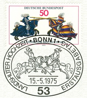 Bund 1975, MiNr. 844, Landshuther Hochzeit, ETB-1.jpg