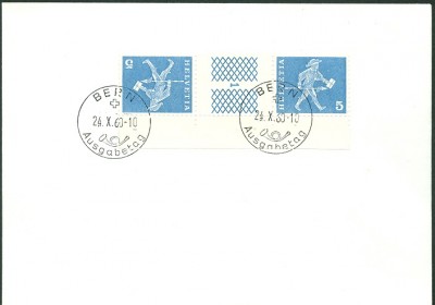 Schweiz 1960, MiNr. , KehrdruckPaar 5 Rappen-1.jpg