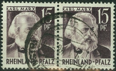 Alliierte Bestzung, FranzZone, RheinlandPfalz, MiNr. 5, KMarx.jpg