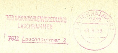 DDR 1986, AbsenderFreistempel, Braunkohle Lauchhammer-2.jpg