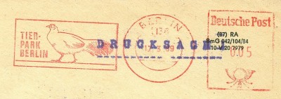 DDR 1989, ABS TierPark Berlin, Drucksache, Fasan-2.jpg