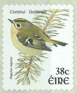 Irland 2002, MiNr. 1402, Wintergoldhähnchen, Regulus regulus.jpg