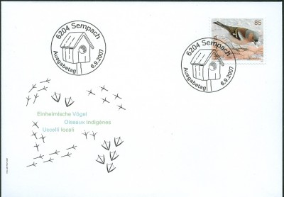 Schweiz 2007, MiNr. , Buchfink - 3.jpg