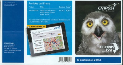 CitiPost Hannover 2015, Markenheftchen 55 Cent, Titelbild.jpg