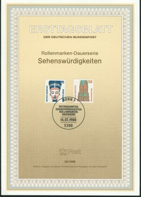 Bund 1988, MiNr. 1374 und 1375, SWK III -3.jpg
