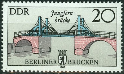 DDR 1985, MiNr. 2973I, JungfernBrücke in Berlin.jpg