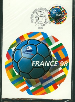 Frankreich 1998, MiNr. 3279, selbstklebend, Fußball '98 -1.jpg