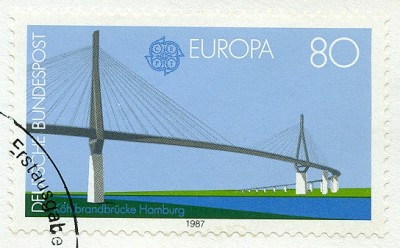 Bund 1987, MiNr. 1322, KöhlbrandBrücke .jpg