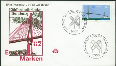 Bund 1987, MiNr. 1322, KöhlbrandBrücke Hamburg.jpg